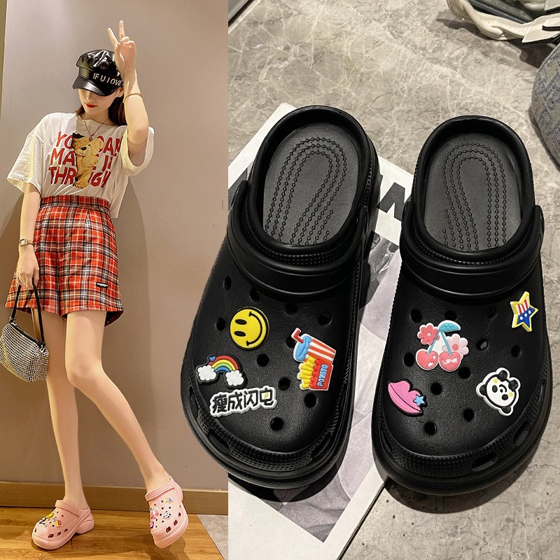 女性スリッパプラットフォームファッションサンダル屋外下駄ビーチスライド高品質ソフトスリッパ