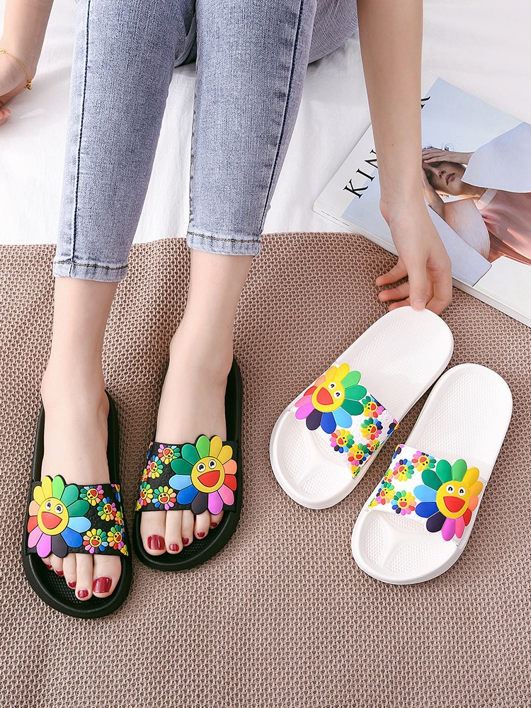 ビーチスリッパプラットフォームサンダル子供カジュアルフラットフリップフロップ女の子外夏ホームバス屋内靴