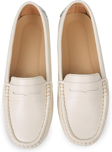 女性用ローファーモカシンソフトカジュアルウォーキングドライビングレディースオフィスペニーフラットボートシューズ女性スリップ快適な革