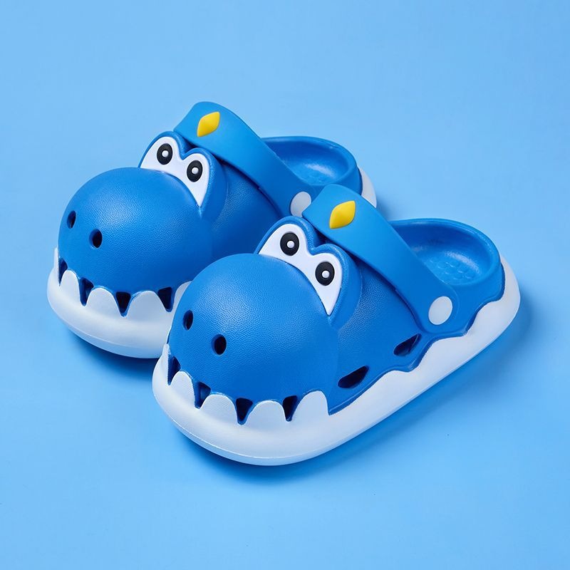 3D 恐竜漫画の下駄、3D 恐竜のビーチ シューズ、3D 恐竜の庭の下駄、かわいい漫画の庭の下駄、かわいい漫画のビーチ シューズ