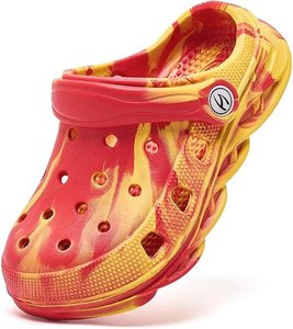 子供のネクタイ色素詰まりガーデンシューズ漫画のスライド幼児サンダルビーチスリッパガールズボーイズ