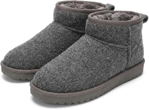 暖かい冬のスタイルに足を踏み入れましょう: フェイクファー裏地付きのプレミアムレザーブーツ 