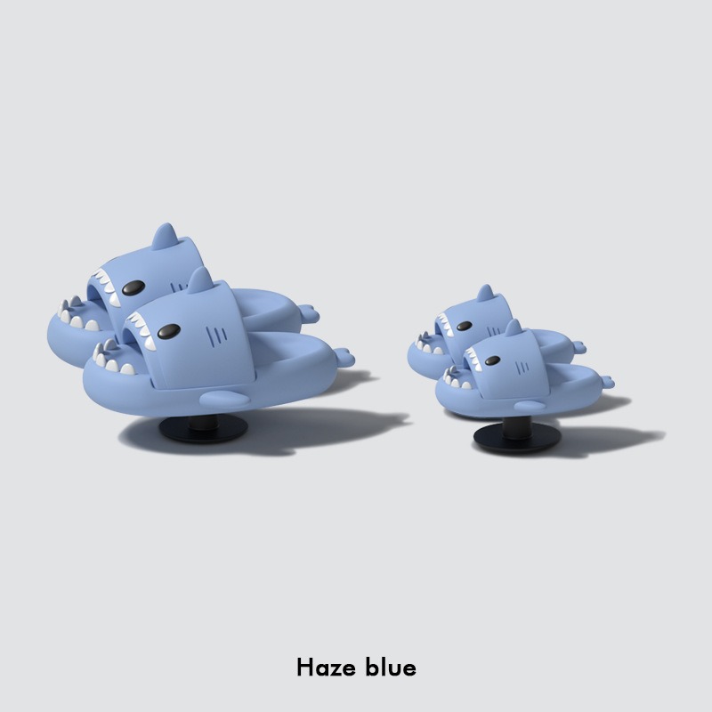 女性男性夏のビーチサメスリッパトップフィンチャーム漫画 Pvc チーズ下駄チャームアクセサリー靴バックル装飾