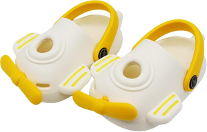 幼児靴の詰まりスライドサンダルは子供用ユニセックスの女の子と男の子の庭の靴漫画のスライドスリップ抵抗サンダルビーチプールスリッパ