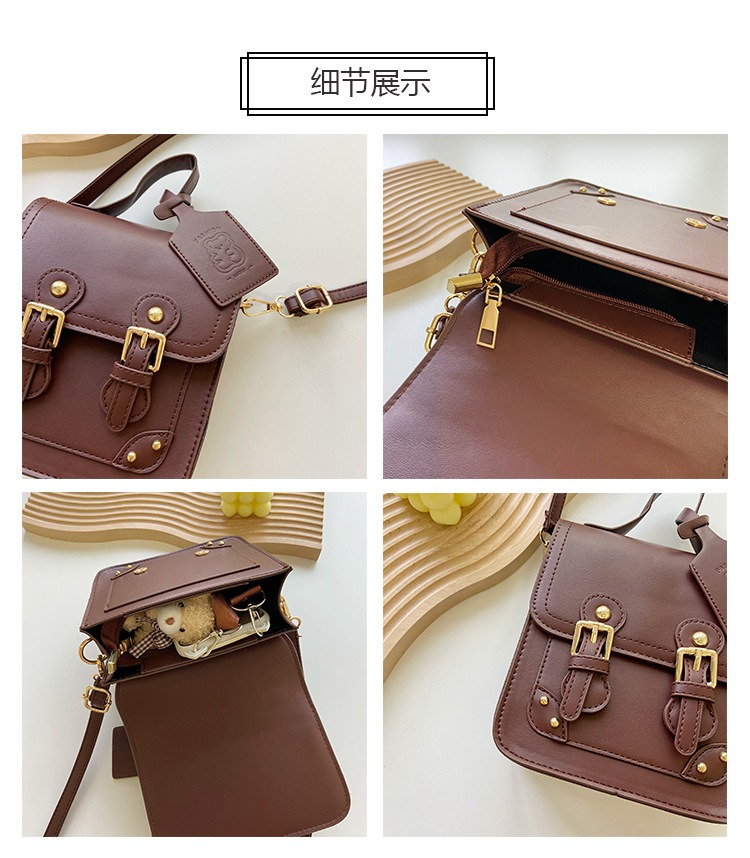 ファッション PU レザークロスボディハンドバッグかわいい女の子女性ショルダーバッグ子供キッズバッグ