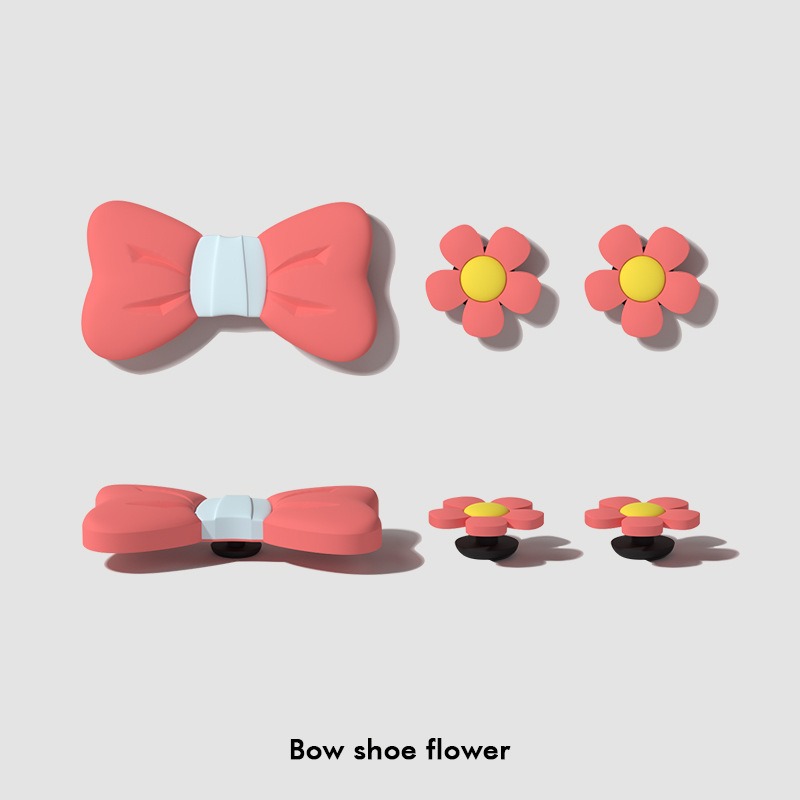 女性男性夏のビーチサメスリッパトップフィンチャーム漫画 Pvc チーズ下駄チャームアクセサリー靴バックル装飾