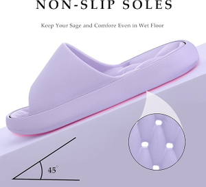 クイック乾燥シャワーシューズメンズライトウェイトシャワースリッパドレインホールソフト女性ジム用バスルームスリッパ、スパ、プールアンチスリップシャワーショールホーム入浴スリッパサンダル